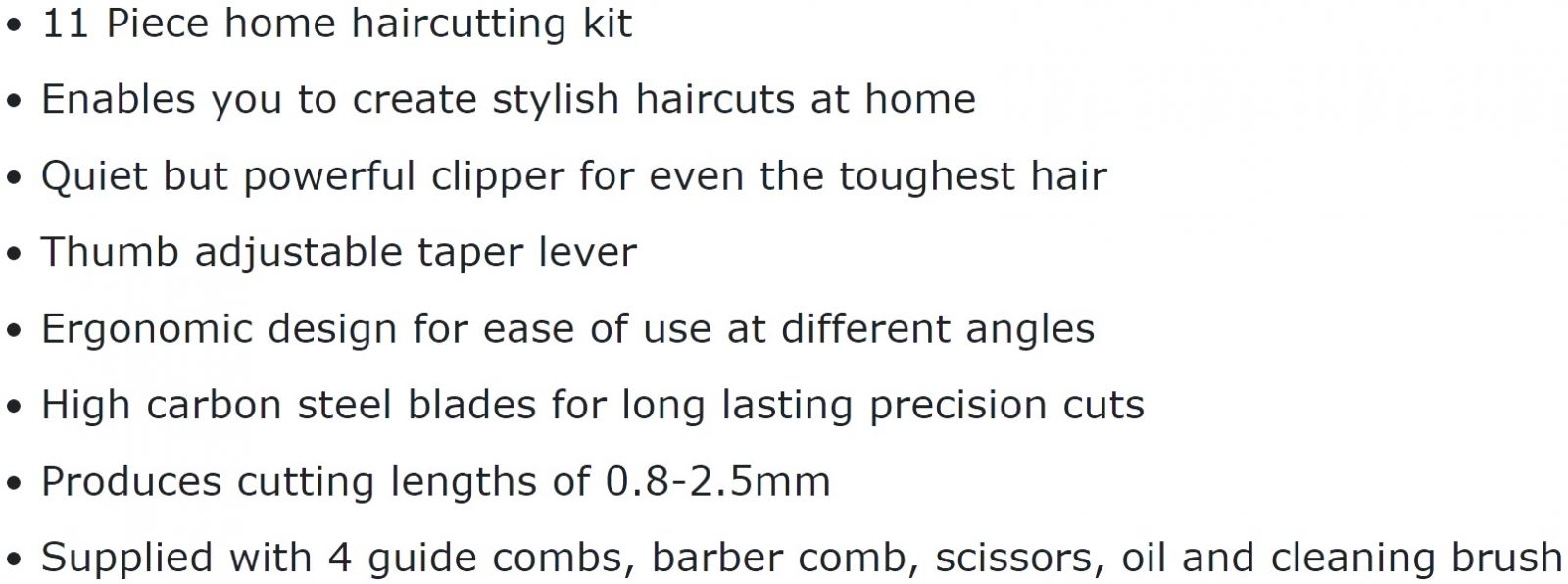 מכונת תספורת מקצועית WAHL HOME PRO 100 79233-017